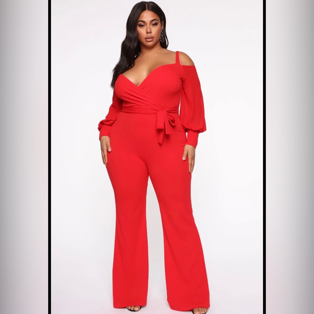 Sexy Red Jumpsuit